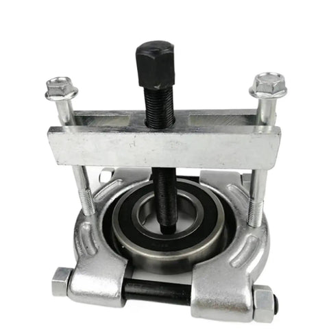 Heavy Duty Bearing Splitter And Separator Puller Tool For Auto Repairs Three Eighths To One Quarter Inch Bearings Ten To Thirty Millimeter Range With Knife Edge Design Gearhead Approved displaying knife-edge design for effective bearing removal. 