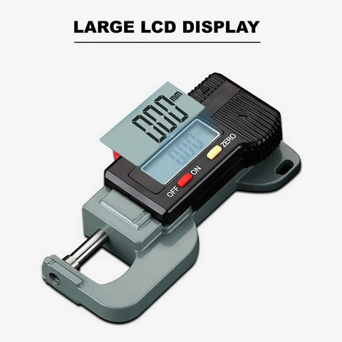 Built Tough Digital Thickness Gauge With Huge Backlit LCD Screen And Spot On Accuracy Plus Instant Zero Reset Smooth Reading Tool Nailed It For Jewelry Pearls And Fast Shop Floor Checks