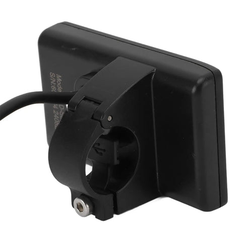 Rear view of High Definition Electric LCD Display Meter For Ebike And Scooter 48V 5Pin ABS with mounting bracket
