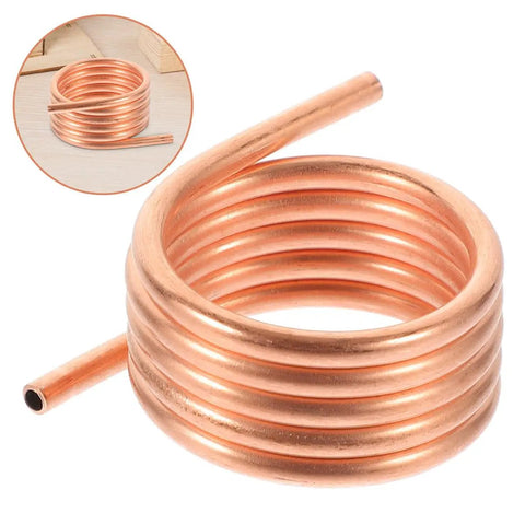 RC Boat Water Cooling Ring Kit For Brushed Motors Copper Cooling Jacket Easy Installation visible in copper material