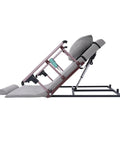 Heavy Duty Electric Lifting Backrest For Bed With 2-80° Power Adjustment And Massive 661 Lb Capacity, angled view with built-in pillow.