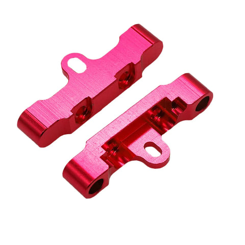 RC Alloy TT02 Swing Arm Suspension Mounts Set Upper And Lower Aluminum Suspension Arm Mounts Fixed Holder Kit For Tamiya TT02 Red