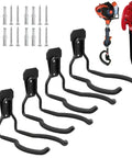 Beefed Up Garden Power Tool Hanger Set For Garage Walls 4 Pack Weedeater Rack String Trimmer Hanger Utility Hooks 