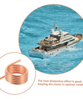 RC Boat Brush Motor Water Cooling Jacket And Ring Kit For Heat Dissipation Durable Metal Cooling System Easy Install