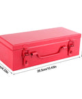 Heavy Duty Deep Impact Socket Set From 22 To 50mm With Six Point Design Crafted For Serious Car Repair Jobs Using Cr Mo Steel That Handles Big Torque And Lasts Through Tough Auto Shop Work Today. red metal storage case 26.5cm x 11cm x 8cm