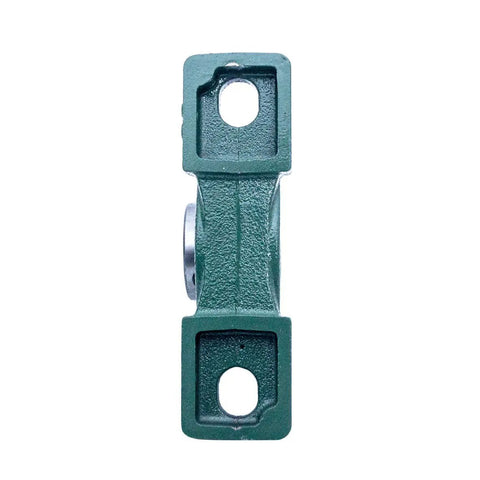 UCP207-20 Pillow Block Mounted Bearing 1-1/4 Inch Bore Set Of 2, Built To Last Heavy Duty Cast Iron Housing With Chrome Steel Ball Bearing, Ideal For Industrial Motors, Conveyors, And Machinery, side view