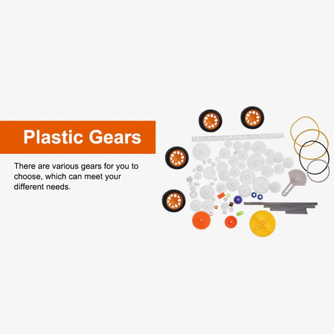 Super Cool Zohisin 78 Pc Plastic Gears Kit With Pulleys Belts And Shafts For Easy DIY Projects, Repairs, Machine Upgrades, And Mechanical Builds That Let You Create Awesome Stuff Without Breaking The Bank. plastic gears kit with assorted gears, axles, pulleys, and shafts