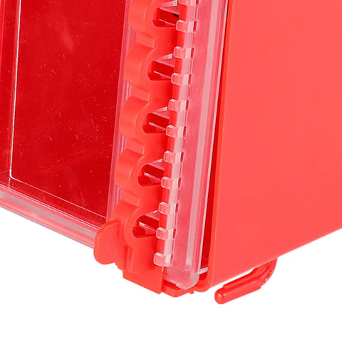 Tough As Nails Wall Mount Group Lockout Box Featuring Eight Digit Combination And Transparent Viewing Window To Secure Eight Hanging Padlocks Heavy Duty Abs Construction Game Changer For Job Sites And Safe Storage
