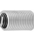 Close-up of a single 304 stainless steel wire screw sleeve insert from the 10 Pcs Thread Repair Kit M8x1.25x3D, showcasing threading detail.