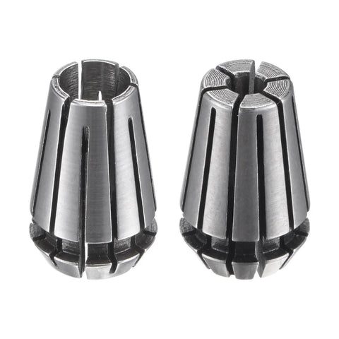 ER11 Spring Collet for CNC Milling Lathe and Engraving Machine, 1/4 Inch and 1/8 Inch Clamping Diameters, 0.008mm Precision, 65Mn Steel