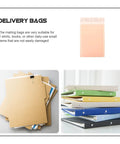Heavy Duty Bubble Mailers 13x18 And 4 Inch Foam Padding, shockproof envelopes image with folders and binders
