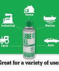 All Purpose Lubricant Spray For Industrial Automotive Marine And Home Use Deep Penetrating Oil With Water Displacement 11 Oz