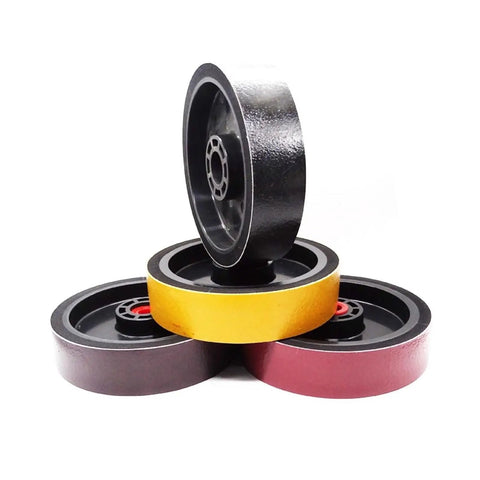 8 Inch Resin Diamond Lapidary Wheel Grit 1200 Plus 3000 Soft Cabbing Polishing Tool For Gemstone Finishing stacked in various colors.