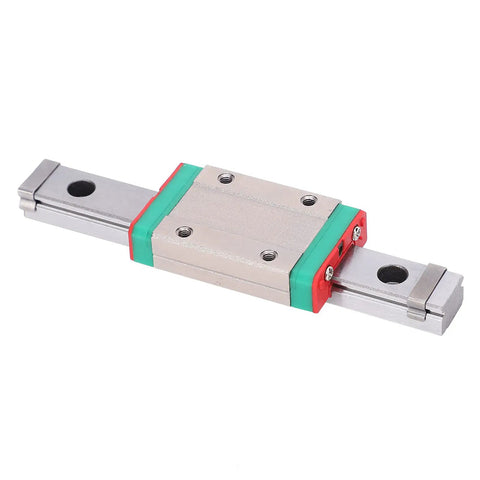 Ultra Smooth Jauarta Miniature Linear Guide Block Slider With 100mm Stainless Steel Rail, showing precise movement for motion control.