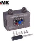 Beefy CNC Aluminum RC Crawler Fuel Cell Receiver With Simulated Fuel Tank Fits SCX10 PRO RR10 Capra Gray with screws and tool