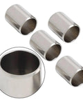 Cylinder Head To Block Dowel Pin Kit 804014060 Four Pack For Impreza WRX STI Forester EJ Engines close-up view of four metallic pins