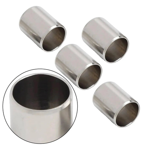 Cylinder Head To Block Dowel Pin Kit 804014060 Four Pack For Impreza WRX STI Forester EJ Engines close-up view of four metallic pins