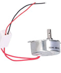 Heavy Duty 24 Volt DC Motor For Fans Heaters And Stands With Super Smooth 20Rpm Speed And Reversible Cw Ccw Rotation To Fix Your Appliances Fast, featuring red and black wires.