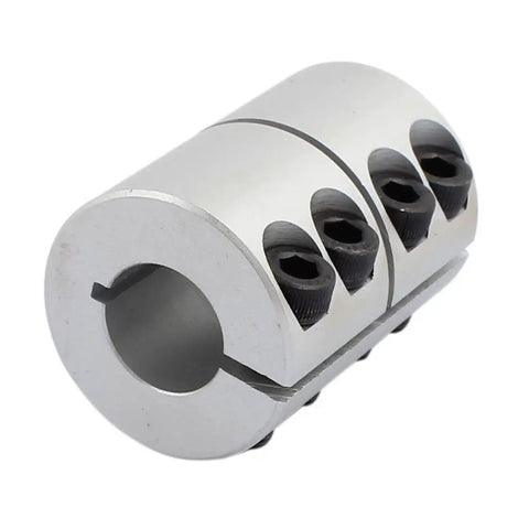 12.7mm To 15mm Shaft Coupling 45mm Long 32mm Diameter Aluminum Alloy Joint, screw clamp coupler for CNC and 3D printer