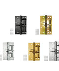 Spring Hinge for Cabinets and Doors, Rust-Resistant Stainless Steel Auto Closing, Adjustable Spring, multi-color options