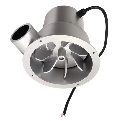 Portable Micro Hydroelectric Generator For Outdoor Use On The Go, 12V Battery Charging, 36W 50W 100W Water Turbine, side view