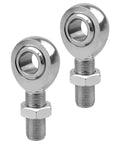 Beefy Three Quarter Inch Heim Joint Rod End Kit With Left And Right Hand Threads, Chromoly Joints For Panhard Rods And Traction Bars, Jam Nuts Included, Heavy Duty Steering And Suspension Linkage, 2 Pack; pair with jam nuts