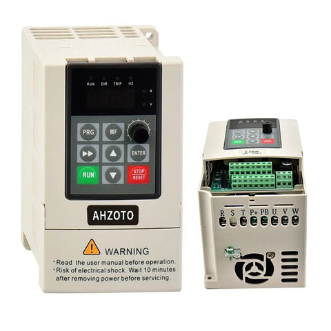 Budget Friendly 380V 3 Phase VFD Inverter Motor Speed Controller 0.75kW Through 7.5kW Range Easy Setup Energy Saving Variable Frequency Drive Converter For Industrial Motors And Machinery Usage, front view