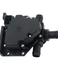 Hella Solid Tesla Model X Three Way Heater Control Valve Replacement For 2016 Through 2021 Bev Battery Electric Crossover climate valve back view.