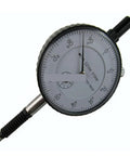 Close-up of Digital Caliper, Dial Indicator 0-10mm Bore Gauge with analog display for DIY and household projects.