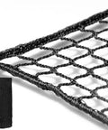 10x10ft Golf Impact Net For Backyard Practice And Garage Setup, Heavy-Duty 3.0mm Polyester Replacement Net In Black, Mesh Detail