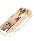 Fridge Hinge Replacement Set For Chest Freezers And Commercial Refrigerators With Spring And Iron Outer Shell, 17.2 cm