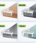 Thirty Piece Clear Baby Corner Protectors Big Time Tough Soft Pvc Edge Guards L Shaped And Rounded Childproof furniture cushions on wood, marble, metal, and glass.