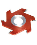 Straight Up Top Shelf Three Piece Tungsten Carbide Spindle Shaper Bits For Woodworkers T slot cutter with sharp edges.