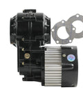 Heavy Duty Go Kart Rear Axle Kit, 48V 1000W Electric Drive with 16 Tooth Drive Gear, black motor component view