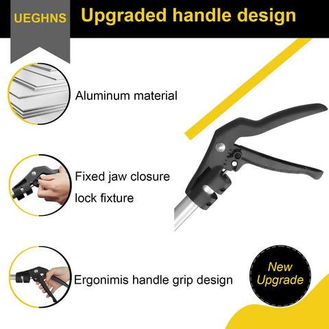 55 Inch Extra Long Reacher Tool For Trash Cleanup Beefy Heavy Duty Stainless Steel Reacher With Non Slip 6 Inch Wide Jaws Foldable Pick Up Stick Claw Reach Tool For Easy Lifting And Reaching