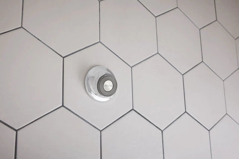 Remote Dock For Magnetix Handheld Shower Head Chrome Finish Easy Install With Permanent Waterproof Adhesive And Wall Bracket Plus Screws