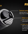 Premium Bundle 1000 Lumen Beast Mode Bright Rechargeable Tactical LED Flashlight With USB Charging Cradle dual switch tail cap