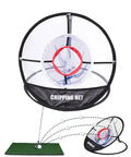 Chipping Net For Golf Practice Indoor Outdoor Pop Up Nylon Training Net With Storage Bag Foldable For Swing Accuracy