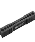 Precision Drill Guide for Straight Holes Compact Portable Drilling Block for Wood Metal and Plastic SAE One Eighth to Three Eighths Inch Sizes