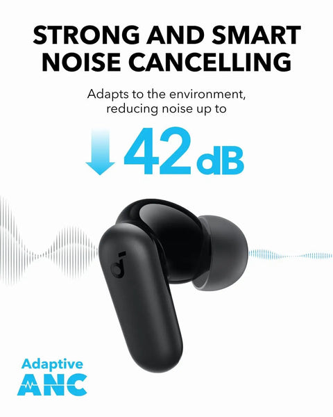 Noise Cancelling Earbuds With 45 Hours Playtime, Strong Bass, IP54 Dust And Water Resistance, Bluetooth 5.4 Wireless Earbuds, single black earbud