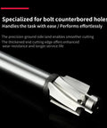 M14 Straight Shank Counterbore End Mill 4 Flute HSS Cutting Tool For Metalworking 24mm Cutter Diameter 12mm Shank 90mm Overall Length High Speed Steel End Mill For Precise Milling And Smooth Finishes