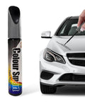 Touch Up Paint Pen For Cars Quick Scratch Repair That Blends With Your Original Finish next to white car being repaired