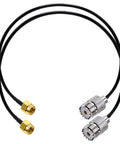 SMA To UHF Coax Extension Cable 20 Inch RG58 50 Ohm Plug And Play Pigtail For CB Ham Radio And WiFi Antennas SMA Male To SO239