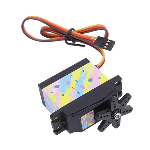 Heavy Duty 35KG Digital RC Servo Motor With Slick Metal Gear Steering In Beast Mode Control On 1 10 And 1 12 Scale cars with colorful casing.