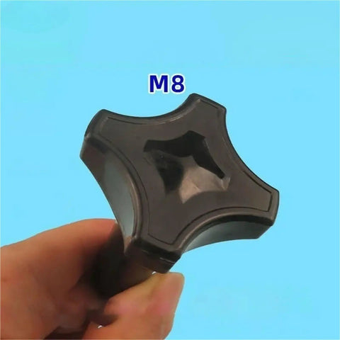 Black M8 Plastic Screw Nuts For Soft Ice Cream Machine Heavy Duty Replacement Parts Includes two short and two long pieces.