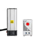 Solid Build Dc 24 Volt Aluminum Alloy Industrial Air Fan Heater For Equipment Cabinets Kicks Some Serious Heat With 200 Watts And Stays Super Quiet, showing a silver heating unit with remote control.