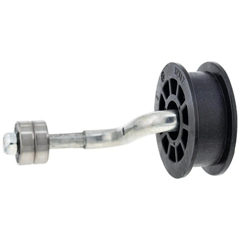 Top Notch 139‑1842 Idler Pulley Repair Kit For Toro X Turfmaster Series Rear HDX 30, black rubber and metal construction, side view.