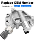Honda VTEC Timing Solenoid Replacement Kit With Gasket, includes plug-and-play intake and exhaust VVT solenoid for 918-078 15810-RKB-J01.