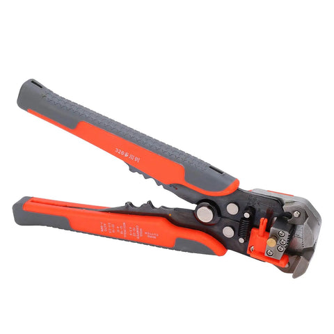 Pro Grade Self Adjusting Wire Stripper And Crimping Tool With Cutting Chrome Alloy Steel Construction Handles 0.2 To 6.0mm Wires Ergonomic Grip