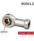 Built To Last Fisheye Joint Female Piston Rod End Ball Head For Universal Pneumatic Cylinder U Fitting Mounting Knuckle Bearing With Internal Thread 10mm Hole Heavy Duty Precision Motion Linkage Component, M10x1.25